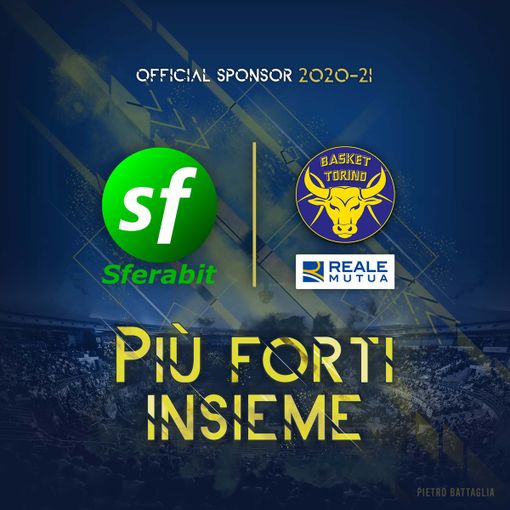 Sferabit è nuovo official sponsor della Reale Mutua Basket Torino
