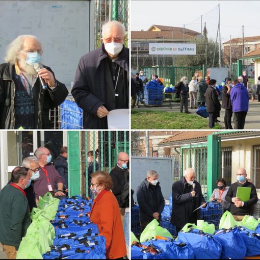 La donazione dei beni da parte dell'arcivescovo Cesare Nosiglia La donazione dei beni da parte dell'arcivescovo Cesare Nosiglia