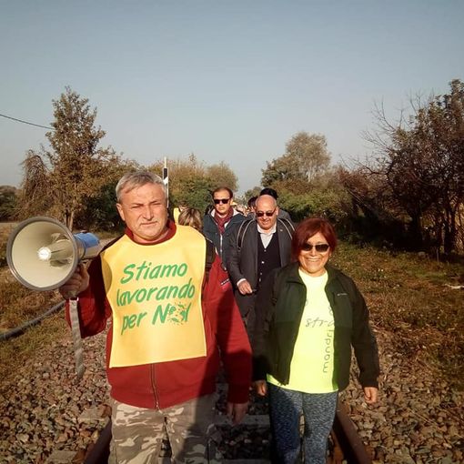 Un momento della camminata