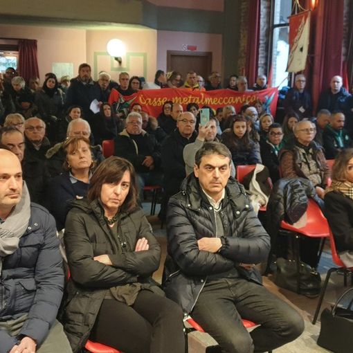 Cittadini e forze politiche presenti nella sala del Consiglio