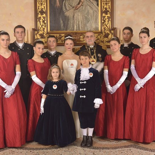La corte del Carnevale di Chivasso