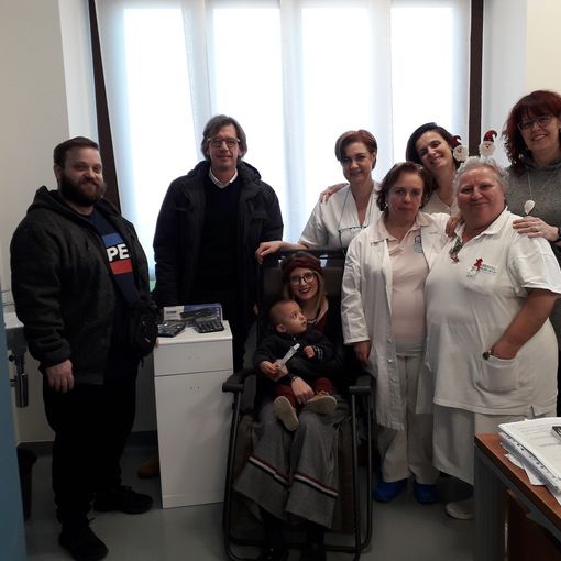 Il momento della donazione