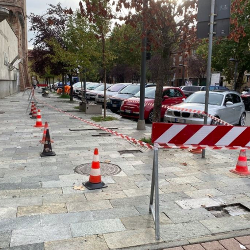 Un momento dei lavori svolti a Settimo Torinese