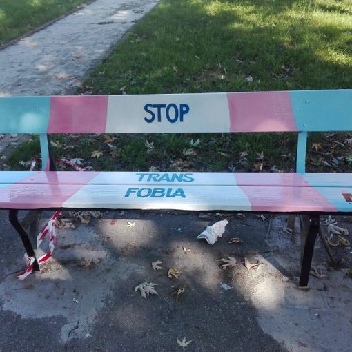 Torino, due nuove panchine d'autore per il “Transgender day of remembrance 2020”