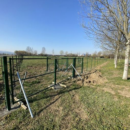 Una nuova area cani al parco Berlinguer di Settimo Torinese