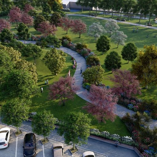 Un parco in pieno centro città: iniziati i lavori in via Amendola a Settimo