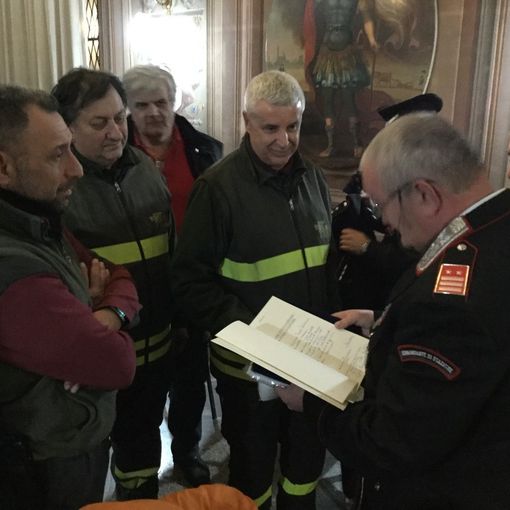 La sorpresa della città al Luogotenente Santoiemma