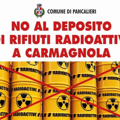 Pancalieri si schiera contro il deposito di scorie nucleari a Carmagnola