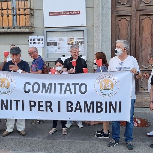 La protesta a Pinerolo