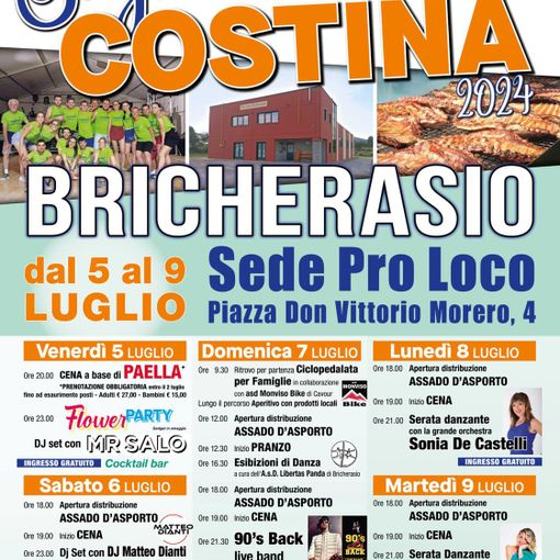 Quest’anno la Sagra della Costina parte di venerdì