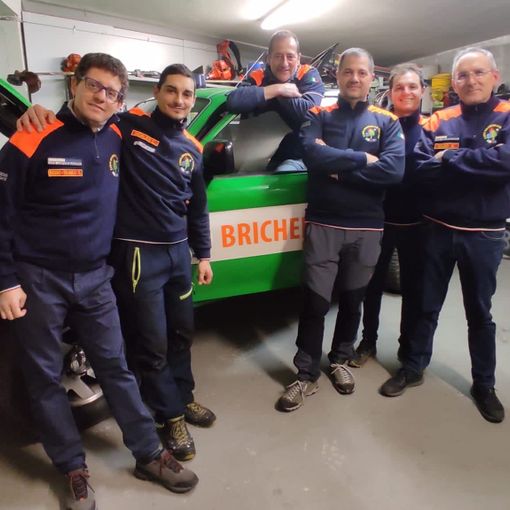 Da sinistra Stefano Bruno Franco, Costantin Cristian Moales, Flavio Bocco, Guido Turinetto, Patrick Aglì e Boris Bruno