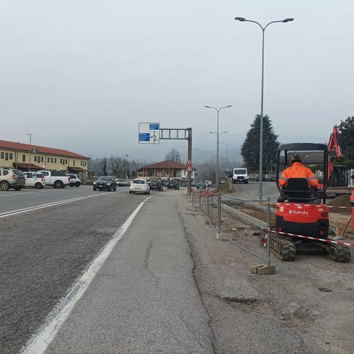 I lavori sulla 161