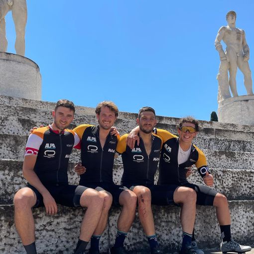 Da sinistra Comotto, Laborne, Lodi e Giaccone