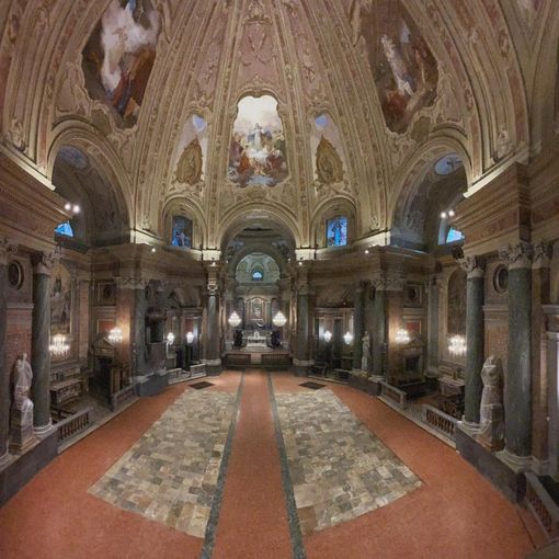 Interno della chiesa della Motta (foto di don Carlo Pizzocaro)