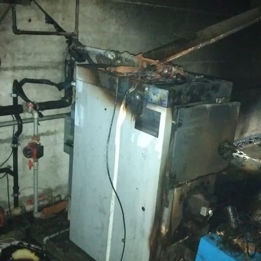 Incendio caldaia a Cumiana
