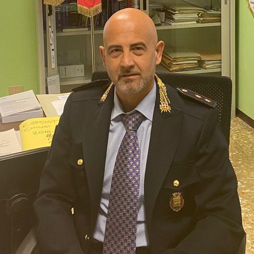 Il comandante della polizia locale di Luserna San Giovanni Massimo Chiarbonello