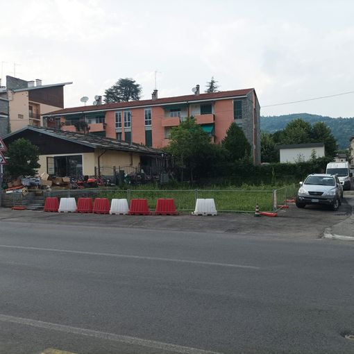 L’area dove sorgerà il parcheggio