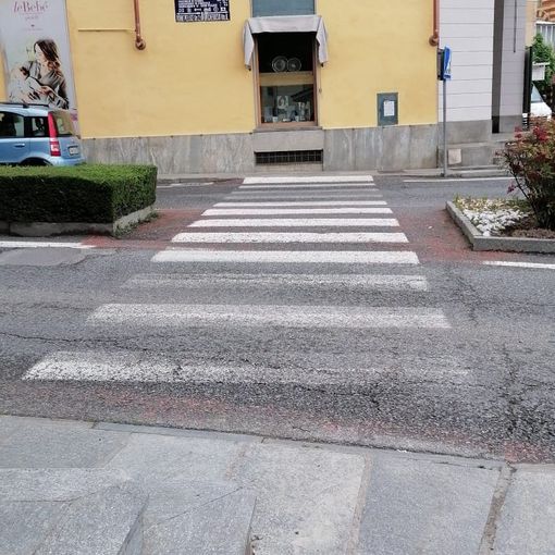 Attraversamento pedonale Luserna San Giovanni