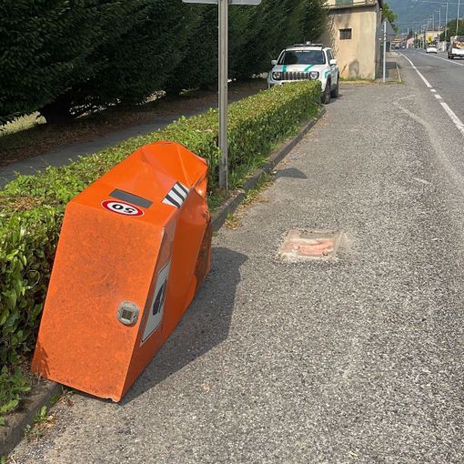 Il box abbattuto lo scorso luglio
