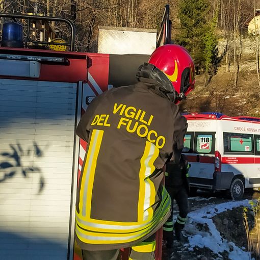 L’intervento in località Benech a Luserna San Giovanni