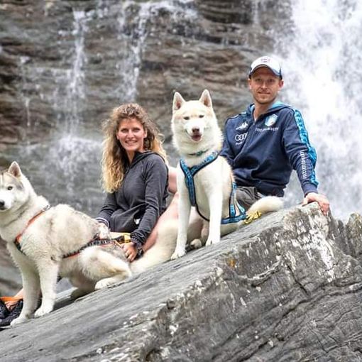 Gli husky arrivano al Selleries per un raduno in altura