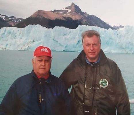 Da sinistra, Sola e Nicolino in Argentina