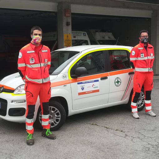 La Panda giunta dal Cai durante questo periodo di emergenza sanitaria
