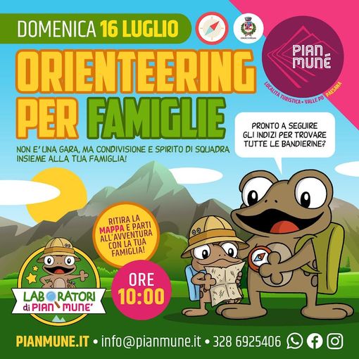 Pian Munè di Paesana: orienteering per famiglie Pian Munè di Paesana: orienteering per famiglie