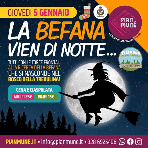 Pian Munè: la Befana vien nel Bosco
