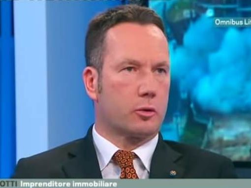 Ezio Bigotti ospite a una trasmissione di La7