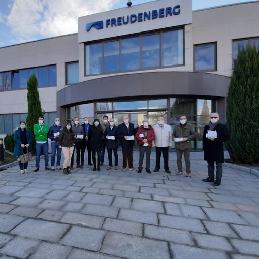 Mascherine della Freudenberg per le case di riposo del Pinerolese