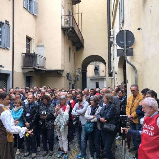 L'ultima visita di Italia nostra su Pinerolo e la massoneria