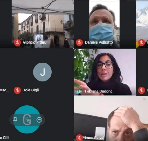 Banchetto online Movimento Cinque Stelle Pinerolo