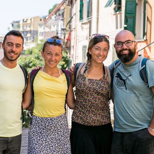 Da sinistra Alessandro Audero, Veronica Brunetti, Elisa Brunetti e Dragoș Strungariu