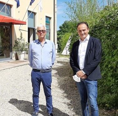 Berti con Cirio, il 2 luglio scorso
