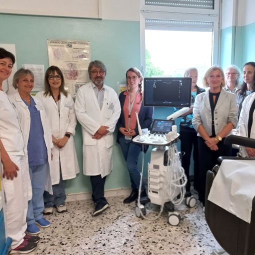 La donazione del nuovo ecografo