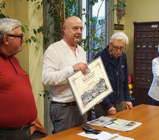 Da sinistra Andrea Balbo, Maurizio Trombotto, Franco Carminati e Margherita Drago (foto di Remo Caffaro)