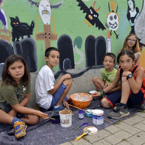 I bimbi al lavoro (Foto di Cinzia Consolati)