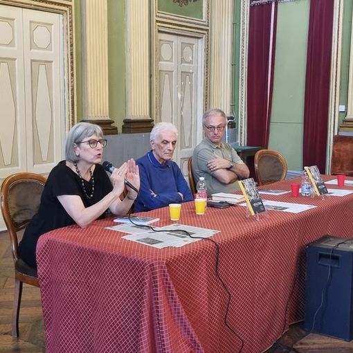 Da sinistra Silvia Maria Ramasso, Gaetano Leo e Gian Piero Casagrande