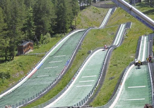 ‘trampolini scuola’  a Pragelato