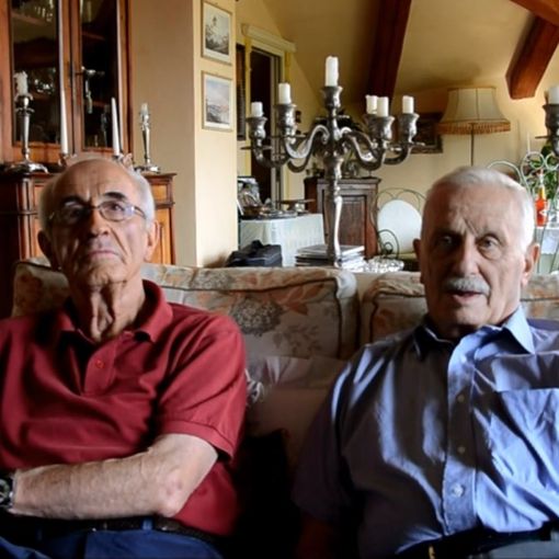 In foto un frame dell’intervista di Maurizio Vigliani a Trombotto (a sinistra) e Silecchia per il canale Youtube Memory Nino Fornaca In foto un frame dell’intervista di Maurizio Vigliani a Trombotto (a sinistra) e Silecchia per il canale Youtube Memory Nino Fornaca