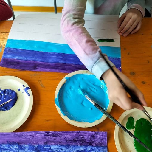 I bimbi della Proloco Junior di Vigone al lavoro
