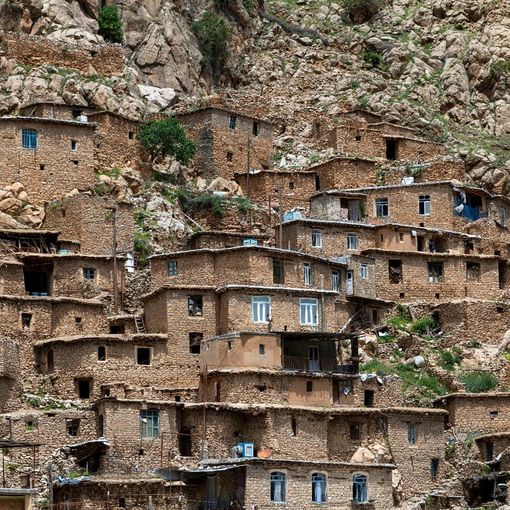 Il villaggio curdo di Palangan in Iran