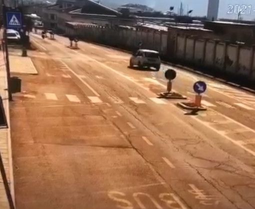 Fotogramma incidente mortale a Villar Perosa