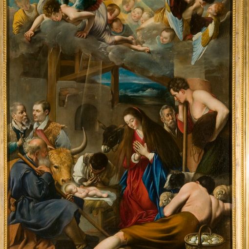 Intesa Sanpaolo da oggi espone al grattacielo di Torino l’“Adorazione dei Pastori&quot; di Maìno dall'Hermitage di San Pietroburgo