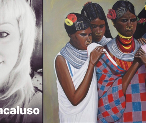 Fabiana Macaluso artista internazionale partecipa alla mostra della galleria Falzone Arte Contemporanea di Milano