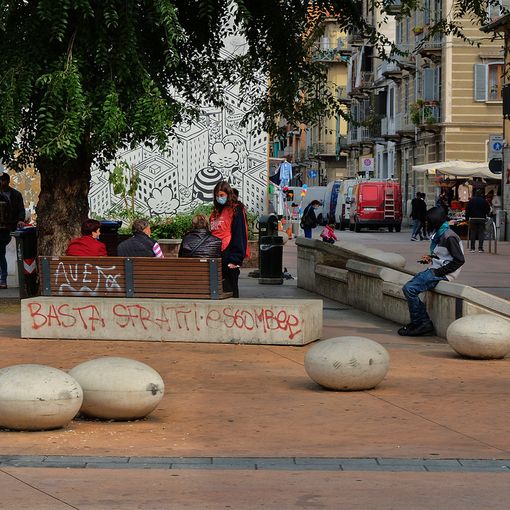 In Barriera di Milano, arte urbana come voce della comunità in risposta all’isolamento [FOTO]
