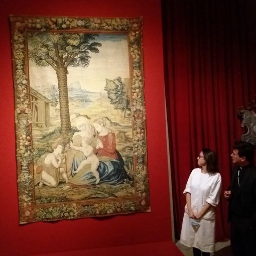 L'arazzo di Raffaello dal Santuario di Loreto al Centro Conservazione e Restauro di Venaria