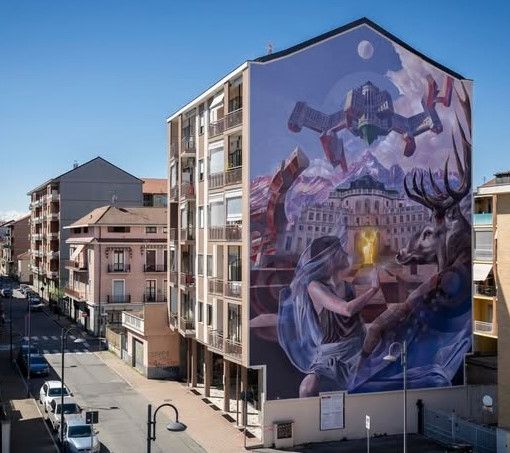 Murales a Nichelino, sindaco e giunta nel mirino degli haters