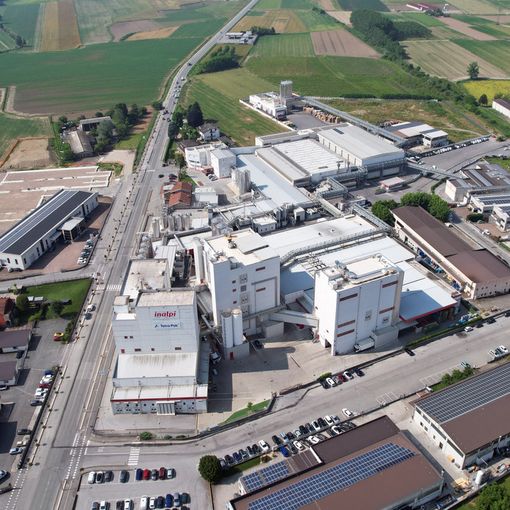 Lo stabilimento Inalpi di Moretta